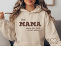 This Mama Wears Her Heart On Her Sleeve (Personalized Sweater)