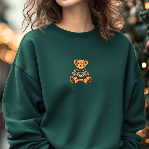 Adorable Vintage Teddy Bear Christmas